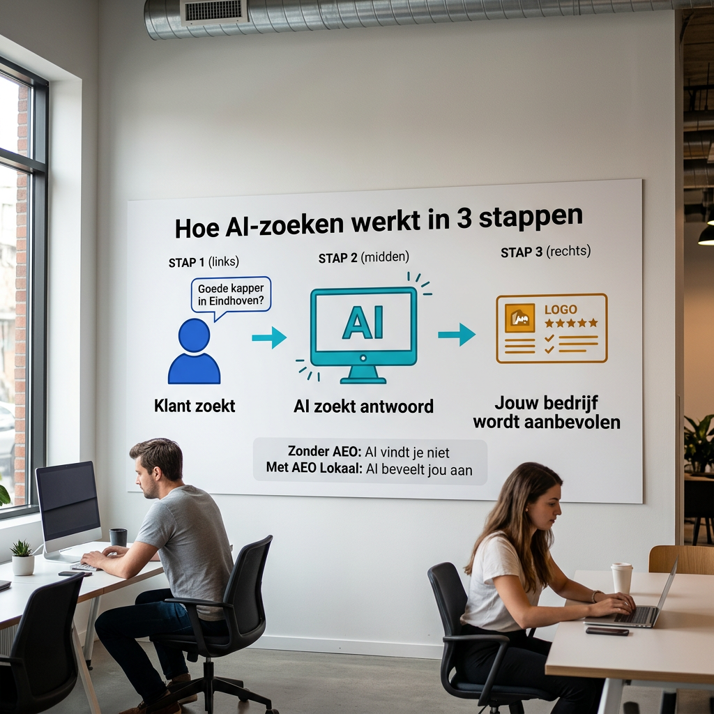 Hoe AI-zoekmachines werken voor lokale bedrijven